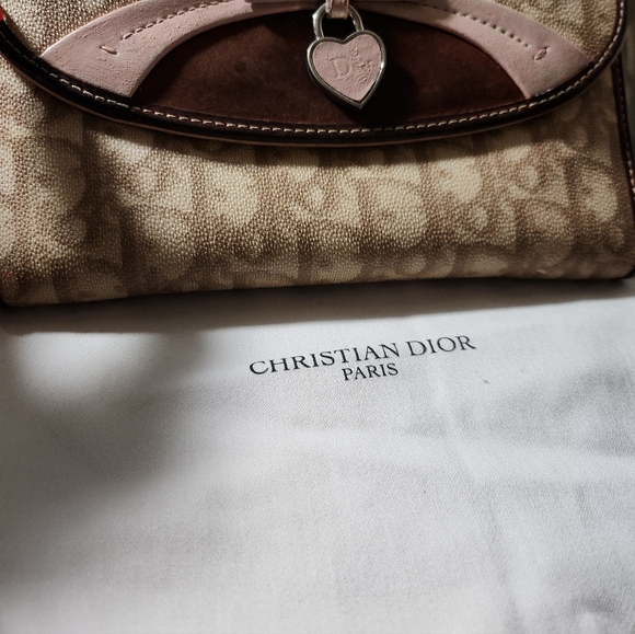 GUC Christian Dior Trotter Monogram Wallet  & Dustbag - Picture 15 of 16